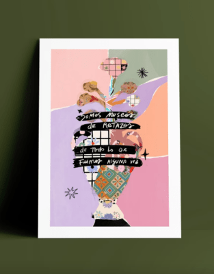 Postal Somos retazos1