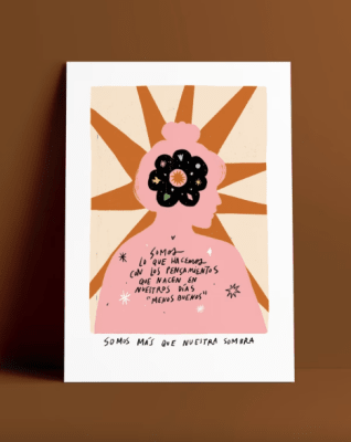 Postal Somos más que nuestra sombra