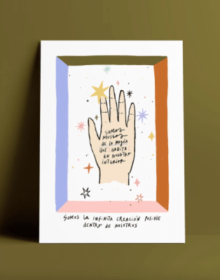 Postal Somos la infinita creación posible