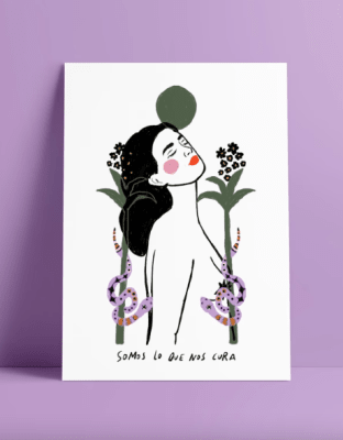 Postal Somos lo que nos cura