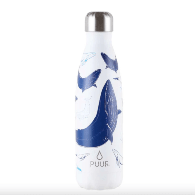 Botella Térmica Puur Bottle Whale Blue 500 ml1