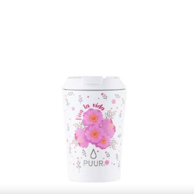 Vaso Térmico Puur Mug Viva La Vida Hermético 350 ml1