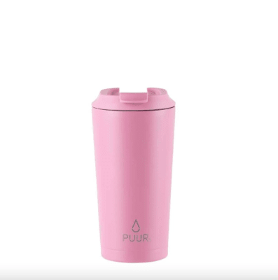 Vaso Térmico Puur Mug Palo Rosa Hermético 470 ml