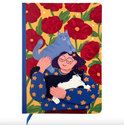 Journal Cata Cartagena Gato y Amapolas