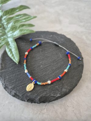 Pulsera Bendita Multicolor Oro1