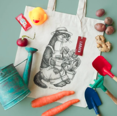 Totebag Chungungo jardinero