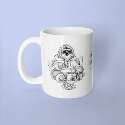 Tazón de cerámica Perezoso1