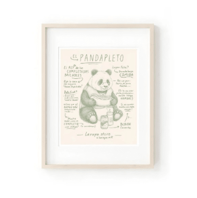Print animal Pandapleto2