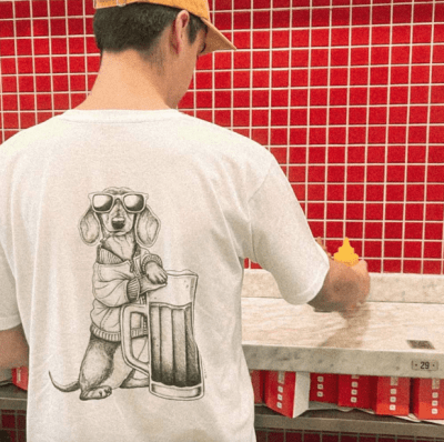 Polera perro salchicha