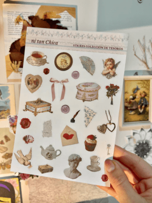 Lámina Stickers Colección de Tesoros - ni tan chica1