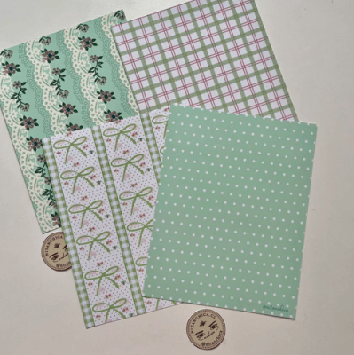 Set Fondos Adhesivos Fantasía Verde- ni tan chica1