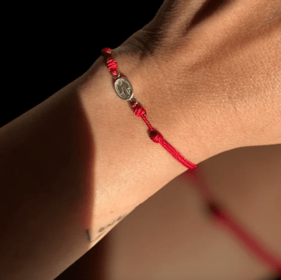 Pulsera virgen Plata1