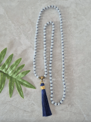 Collar Largo Isadora Gris Azul1