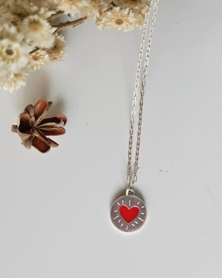 Colgantes Corazon Sagrados con cadena