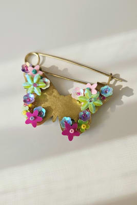 Prendedor jardines mariposa