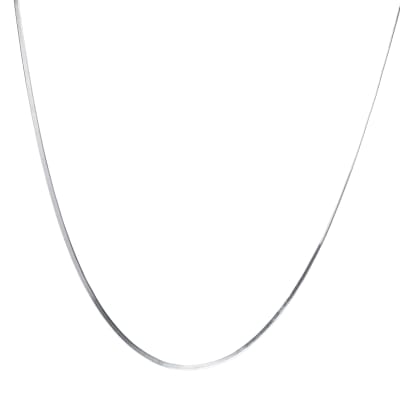 COLLAR CADENA SNAKE PLATA