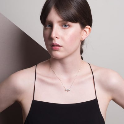 Gea - Collar Triple Plata1