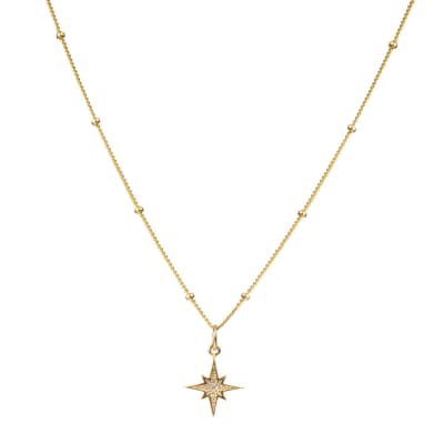 COLLAR GOLD VERMEIL NORTHSTAR