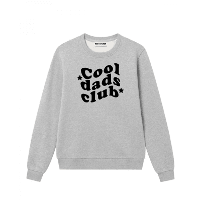 Poleron Cool Dad Gris Claro