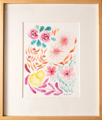 Cuadro flores 01 36x42 cms