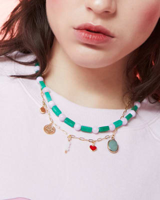 Collar Verde Geo lila2