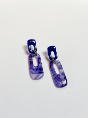 Aros diana morado1
