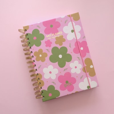 Planner 12 meses sin fechas  Camelia