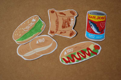 SET STICKERS Celeste a secas