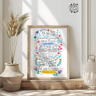 POSTER EN ESTA CASA 50X70 CM