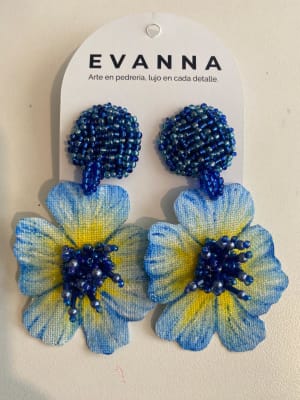 Aros Pintado Azul
