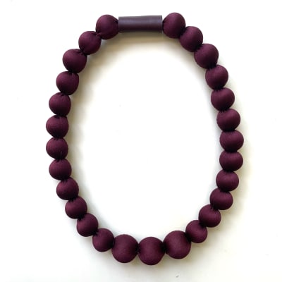 Collar FA! IRIS S Burdeo oscuro1