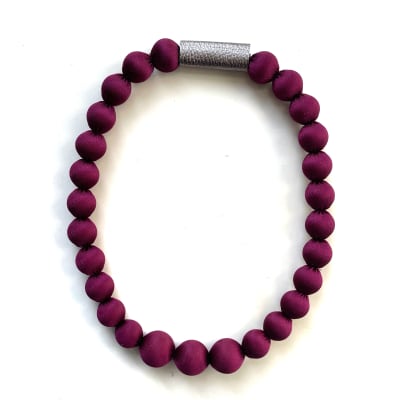 Collar FA! IRIS S Guinda1