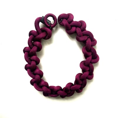 Collar FA! LOOP MAXI Guinda1