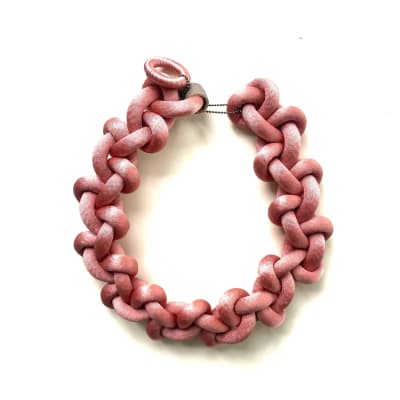 Collar FA! LOOP MAXI Palo rosa