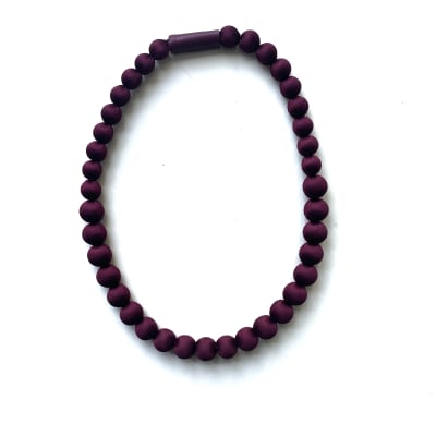 Collar FA! IRIS M Burdeo oscuro