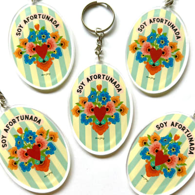 Llavero Soy Afortunada