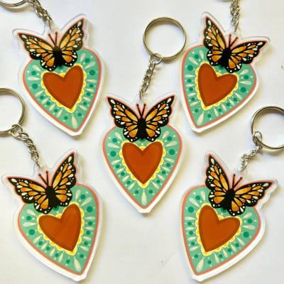 Llavero Mariposa monarca1