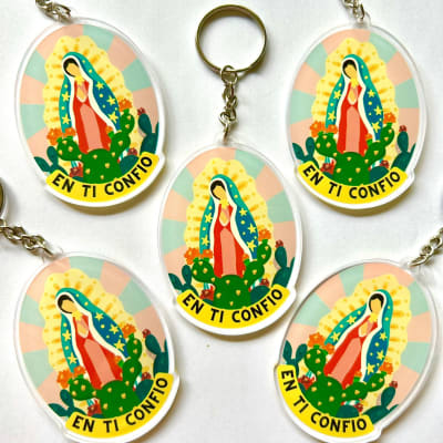 Llavero Virgen1