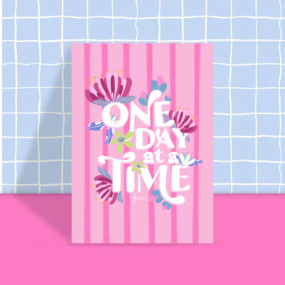 Print One day at a time1