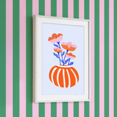 Print Red Flower2