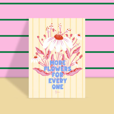 Print More flowers for everyone1