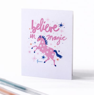 Tarjeta Believe in magic2