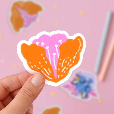 Sticker Flor - Fran Guzman1