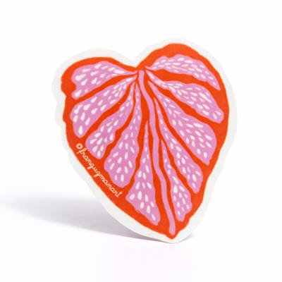 Sticker Monstera Corazón3