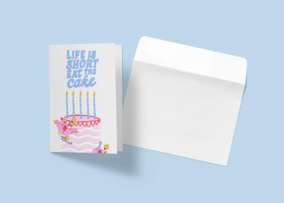 Tarjeta Life is Short1