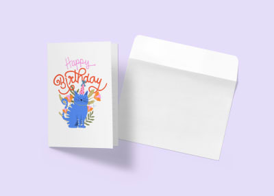 Tarjeta Happy Cat