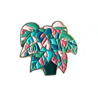 PIN FILODENDRO ROSADO