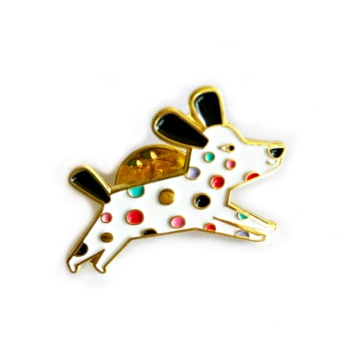 PIN PERRITO CON PUNTOS