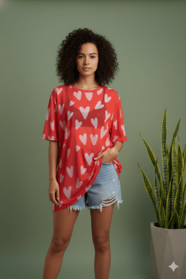Polera 002 Roja