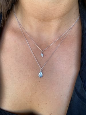 COLLAR GOTA PLATA